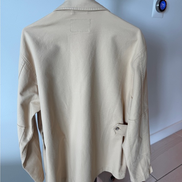 NNO7 Men's Beige Shirt Jacket - Picture 2 of 2